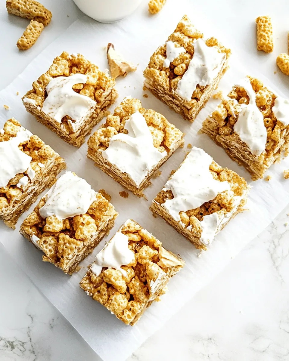 Cinnamon Toast Crunch Rice Krispie Treats