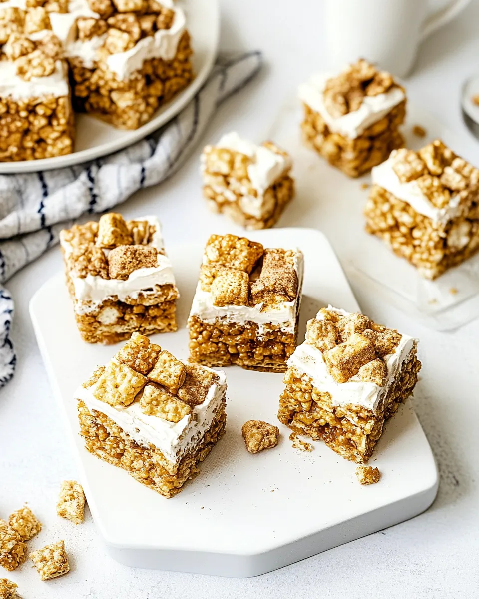 Cinnamon Toast Crunch Rice Krispie Treats