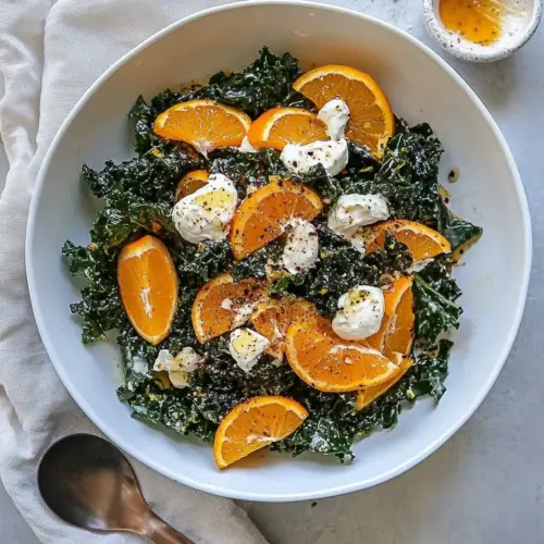 Citrus Kale Salad with Blood Orange Vinaigrette