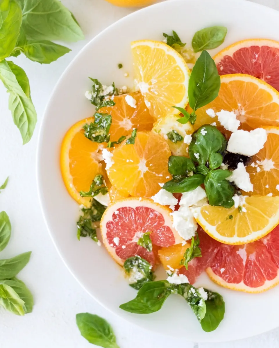 Citrus Salad with Honey Balsamic Vinaigrette