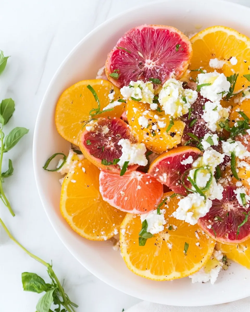 Citrus Salad with Honey Balsamic Vinaigrette