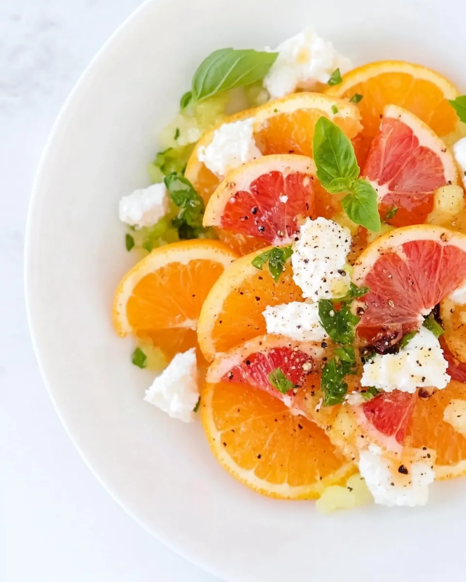 Citrus Salad with Honey Balsamic Vinaigrette