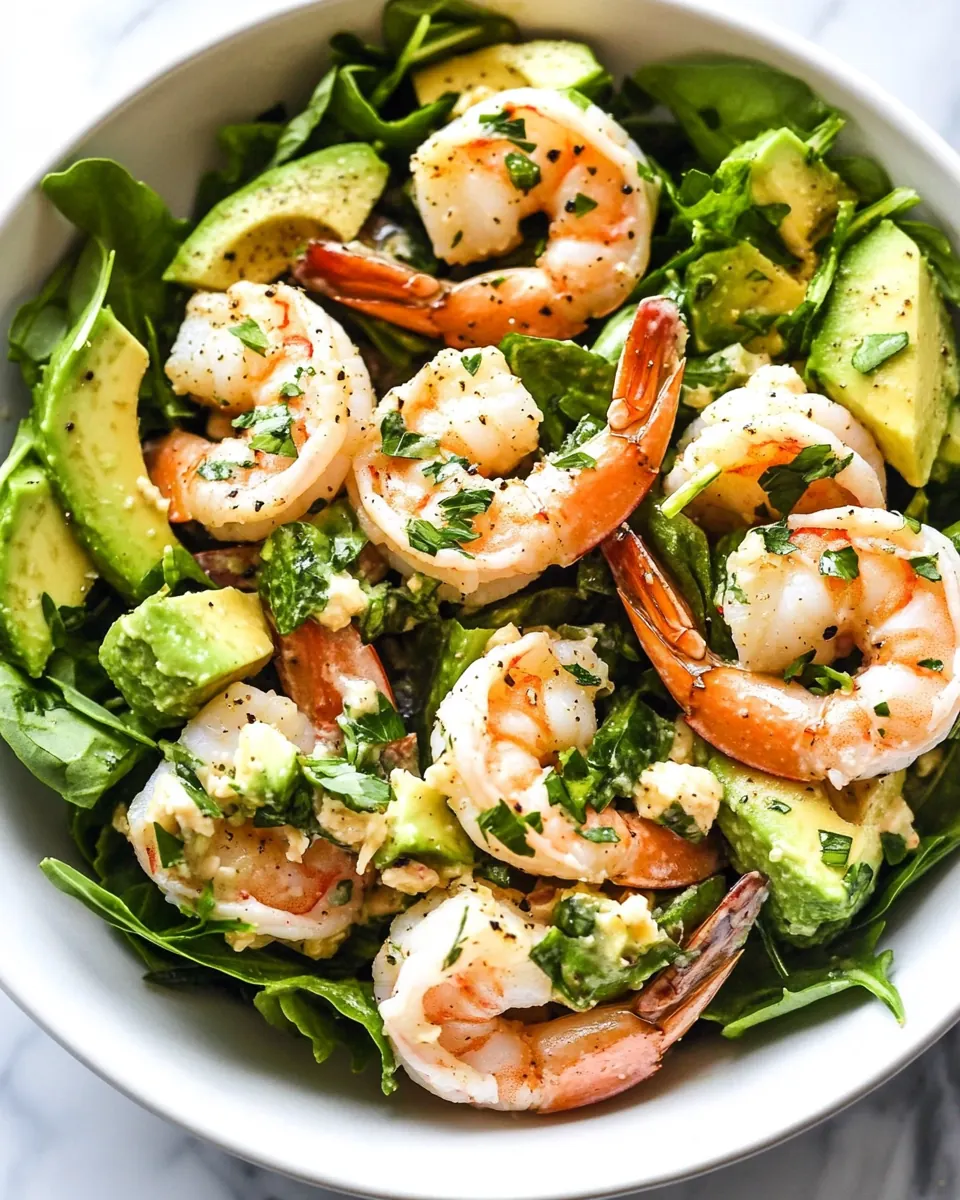 Citrus Shrimp and Avocado Salad