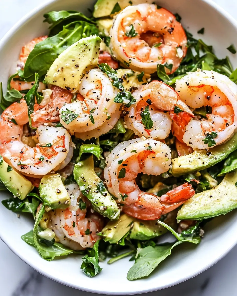 Citrus Shrimp and Avocado Salad