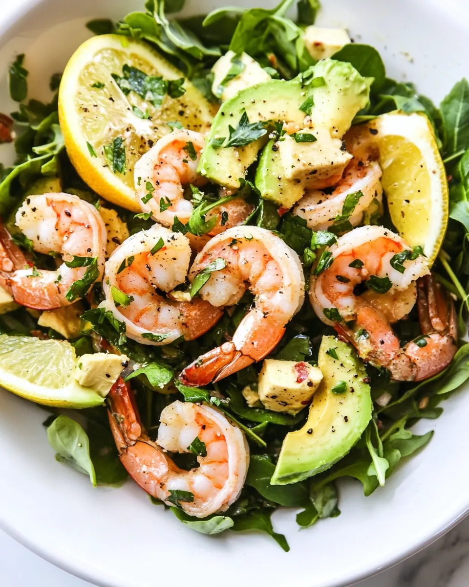 Citrus Shrimp and Avocado Salad