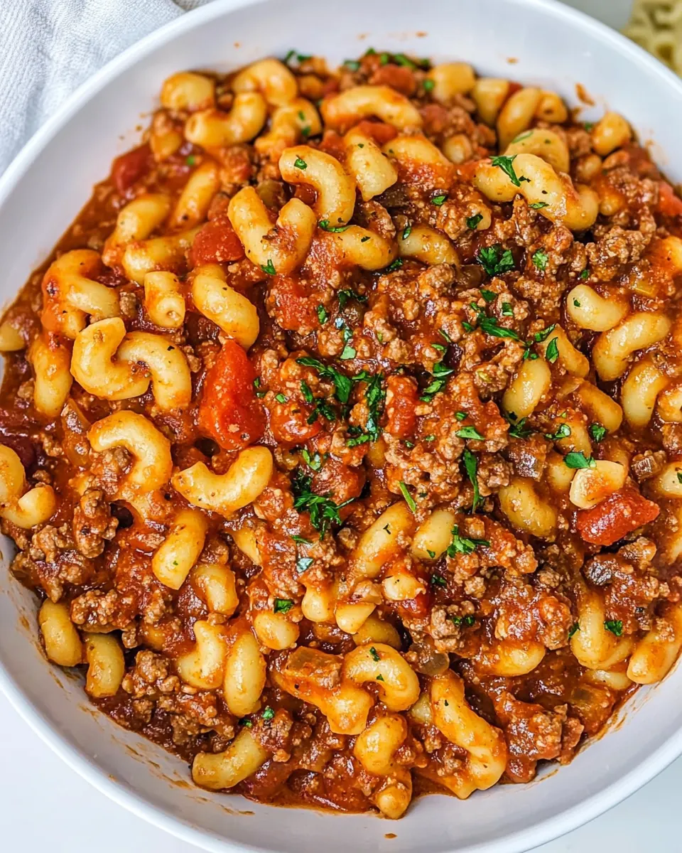 Classic American Goulash