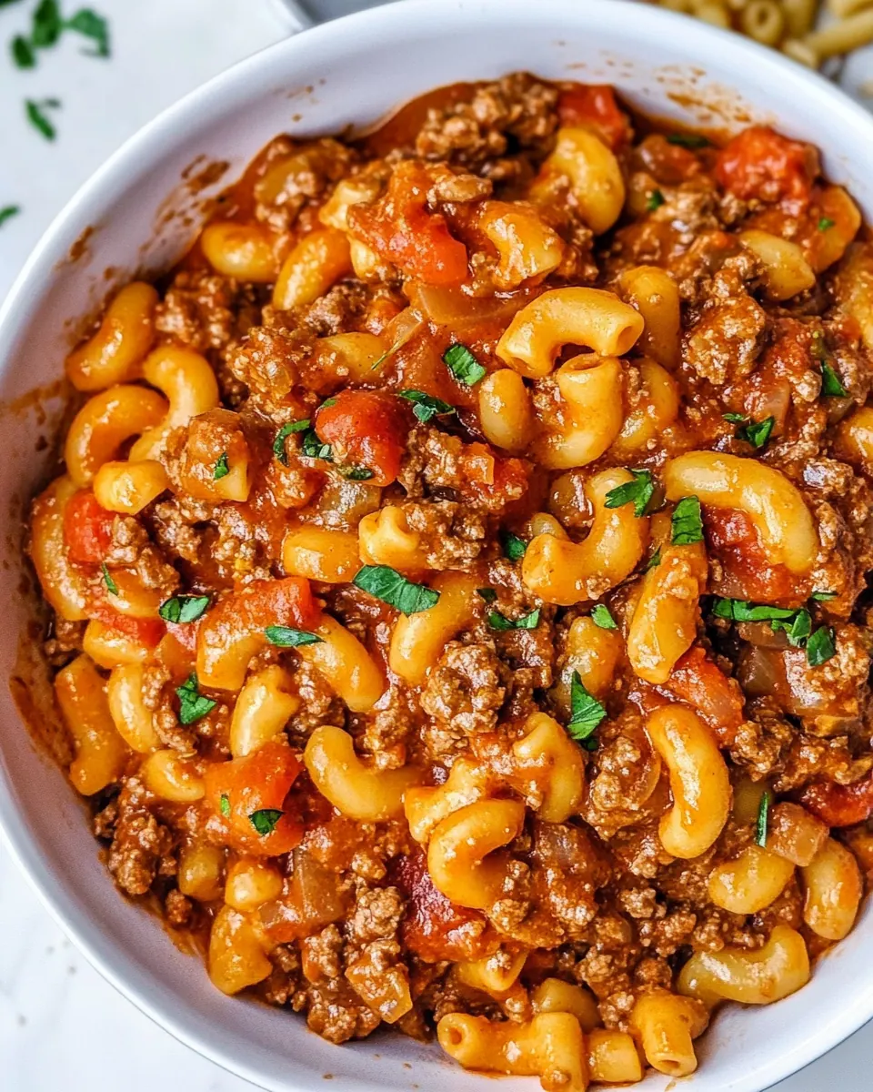 Classic American Goulash