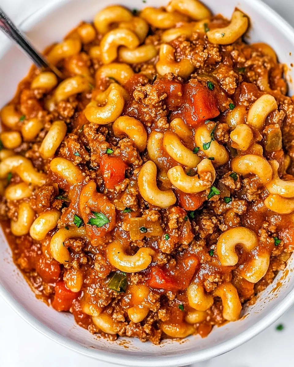Classic American Goulash
