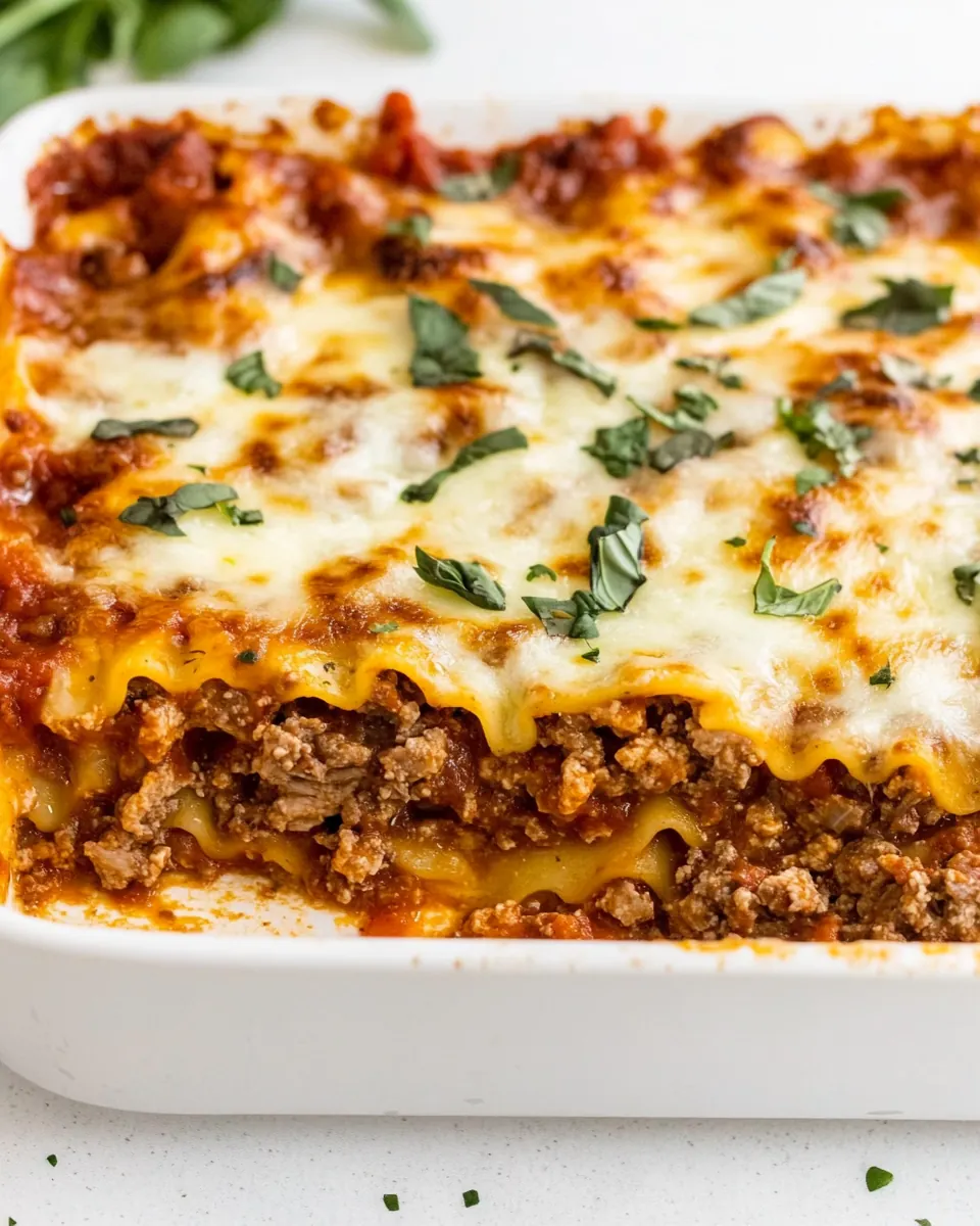 Classic Beef Lasagna