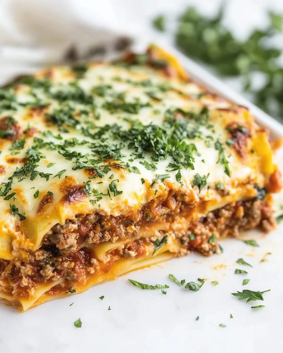 Classic Beef Lasagna