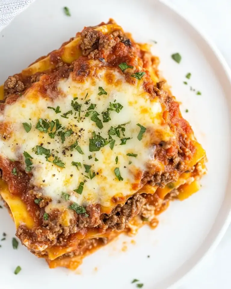 Classic Beef Lasagna