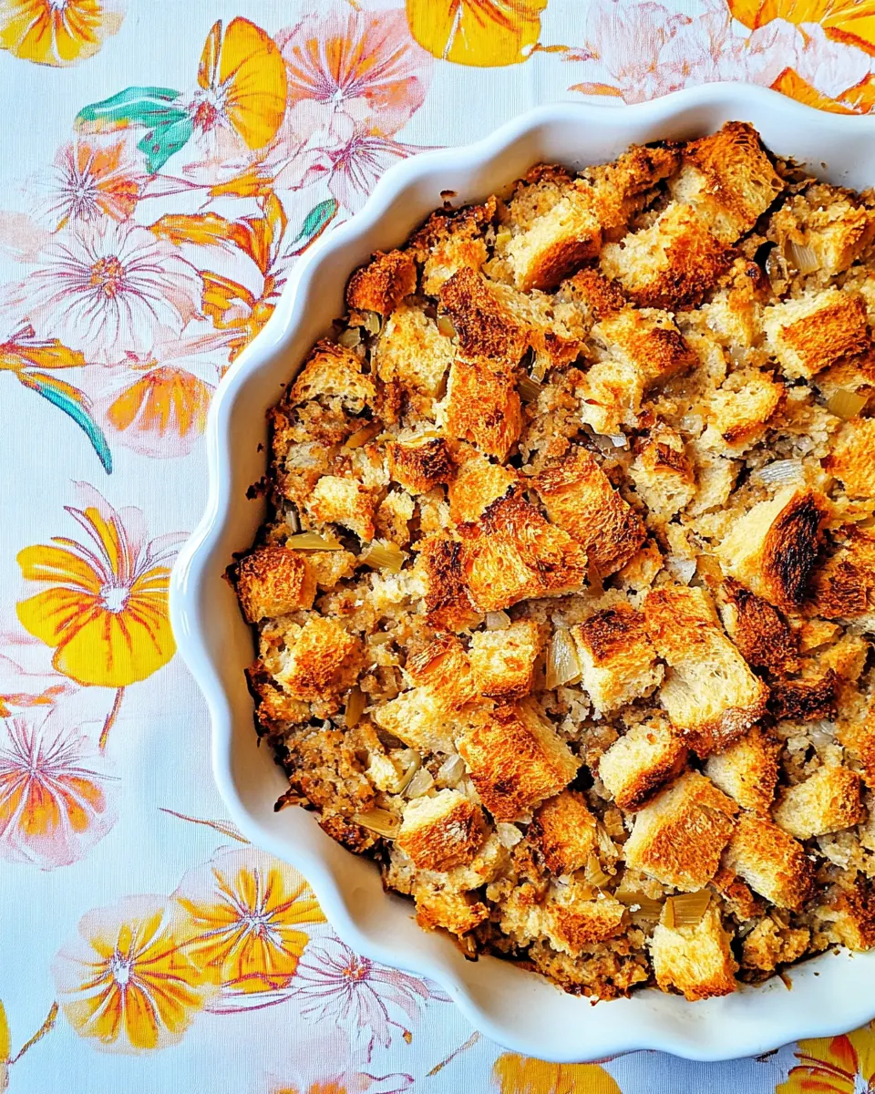 Classic Bread Stuffing Recipe
