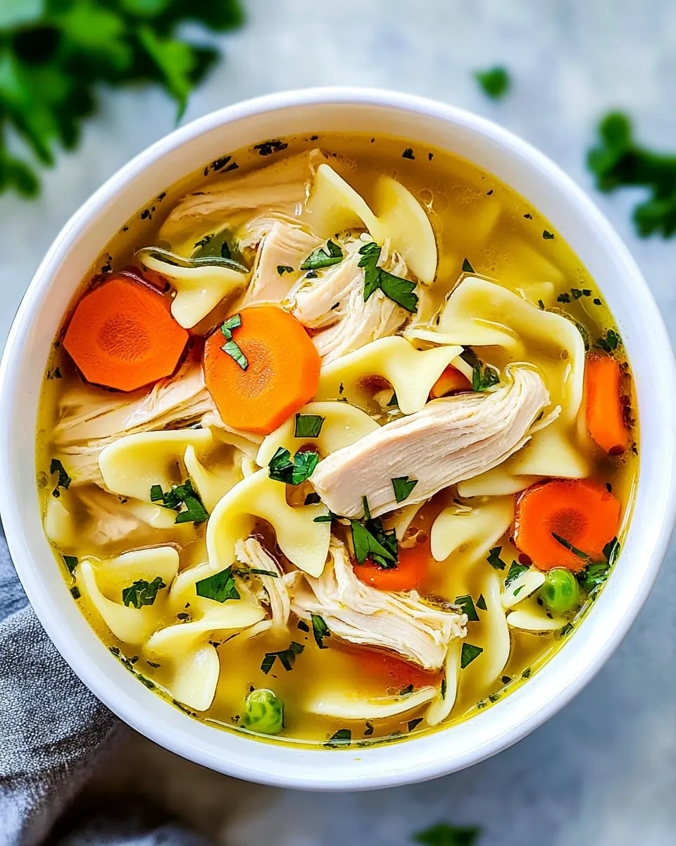 Classic Chicken Noodle Soup