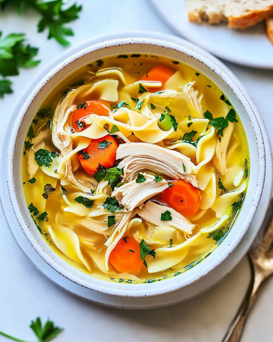 Classic Chicken Noodle Soup