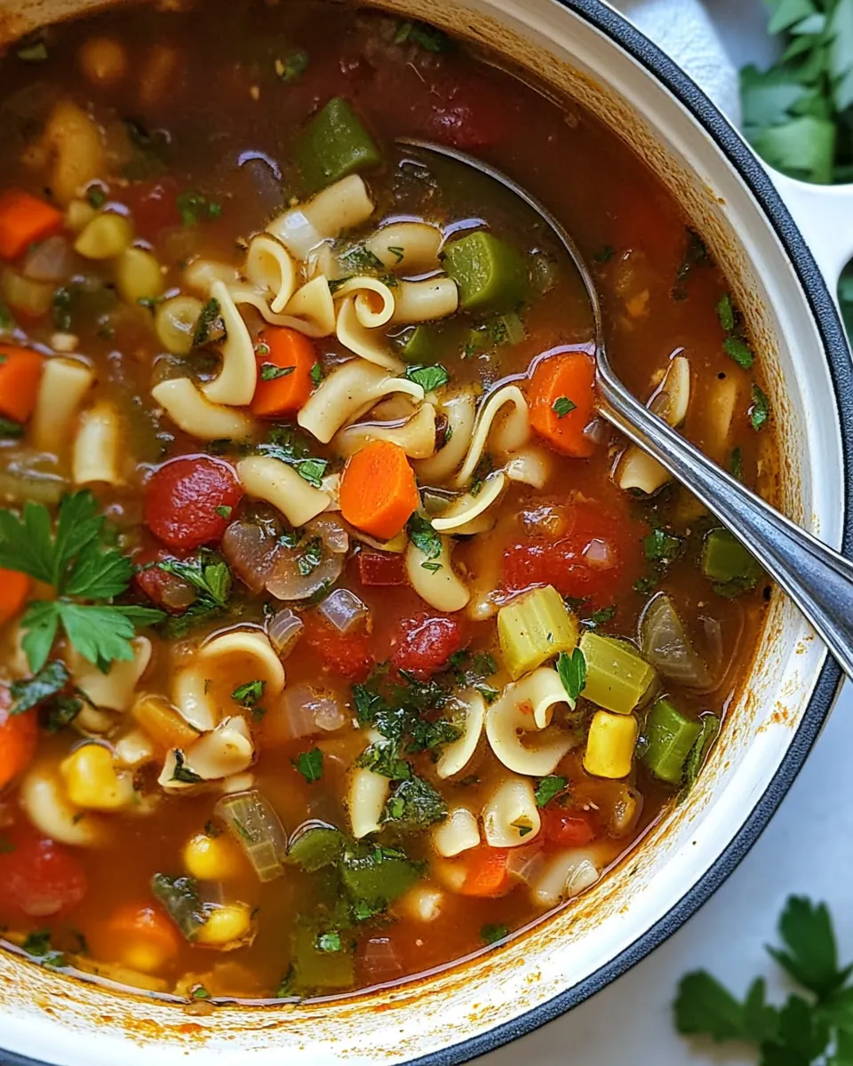 Classic Minestrone Soup