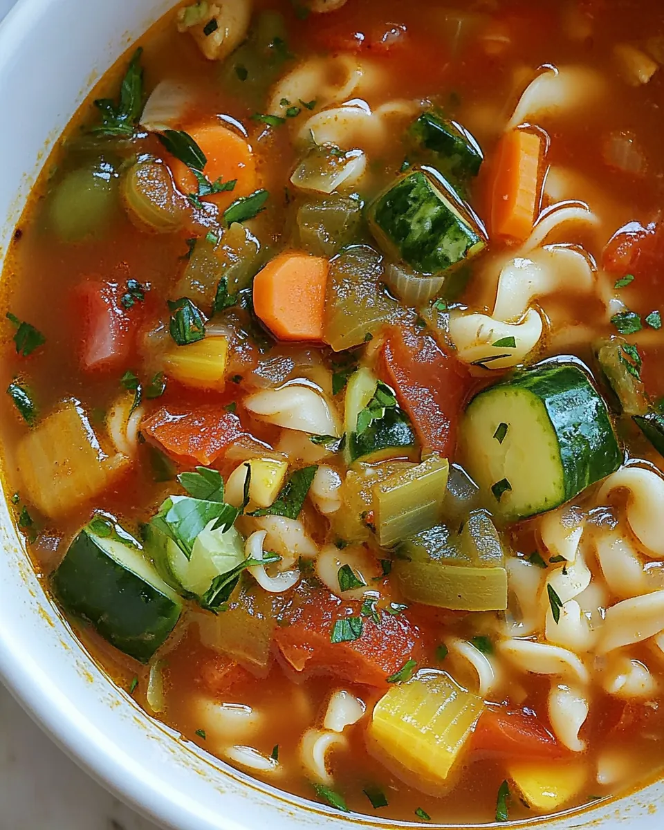 Classic Minestrone Soup