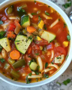 Classic Minestrone Soup
