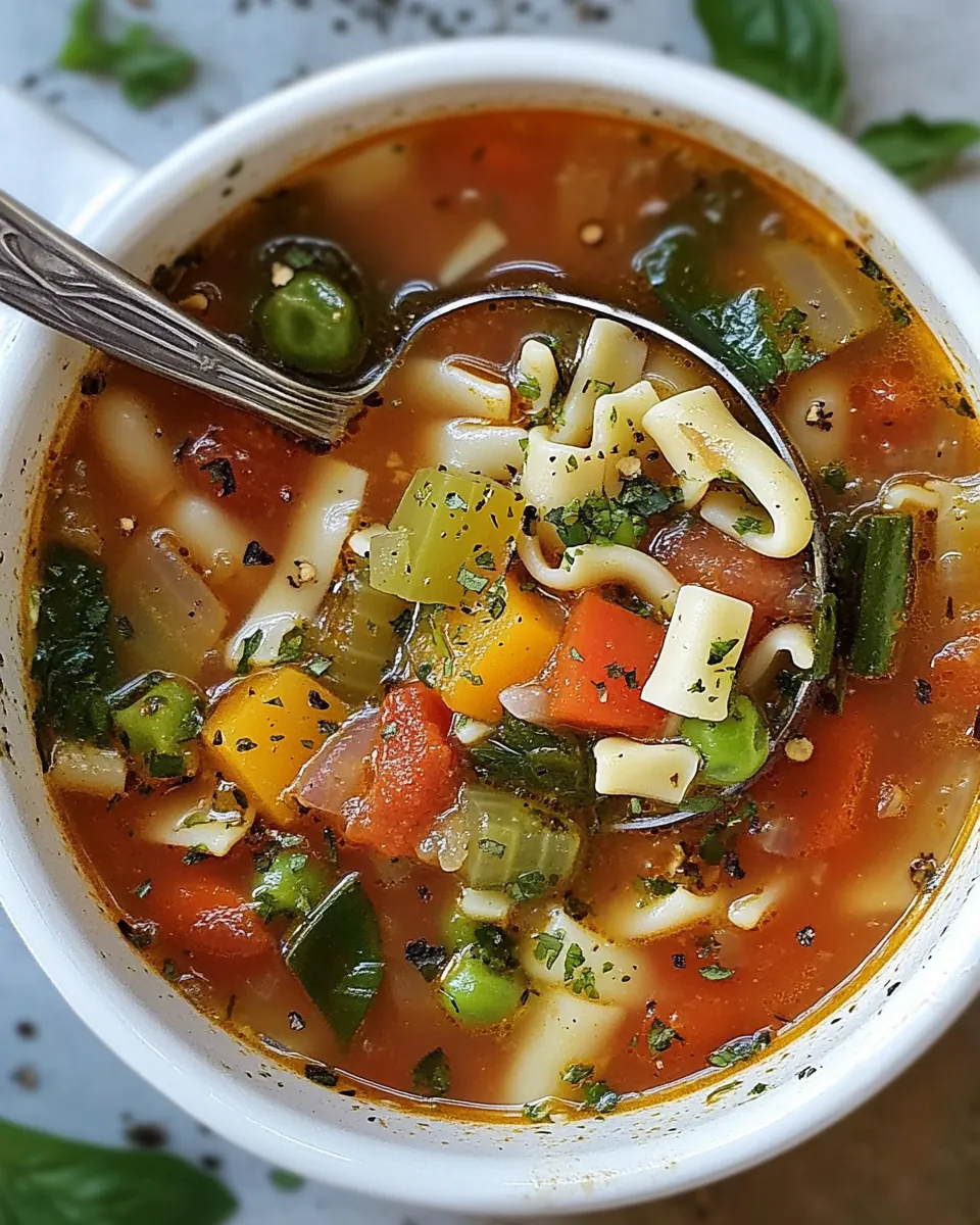 Classic Minestrone Soup