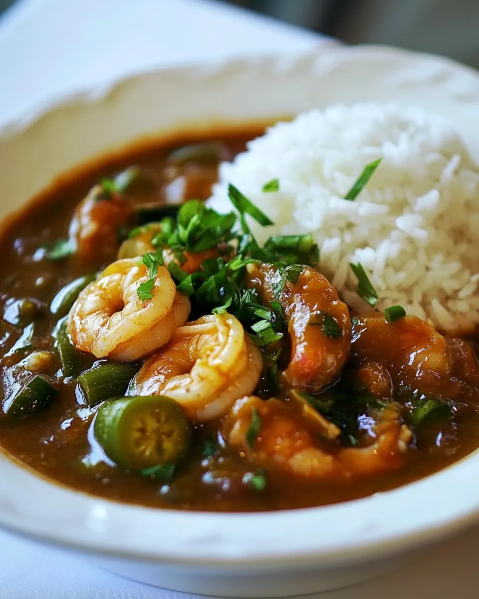 Classic Shrimp and Okra Gumbo