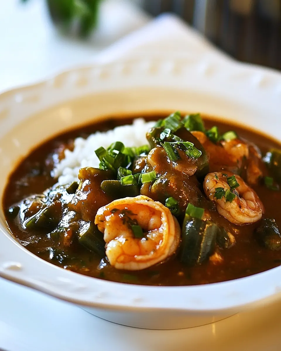 Classic Shrimp and Okra Gumbo