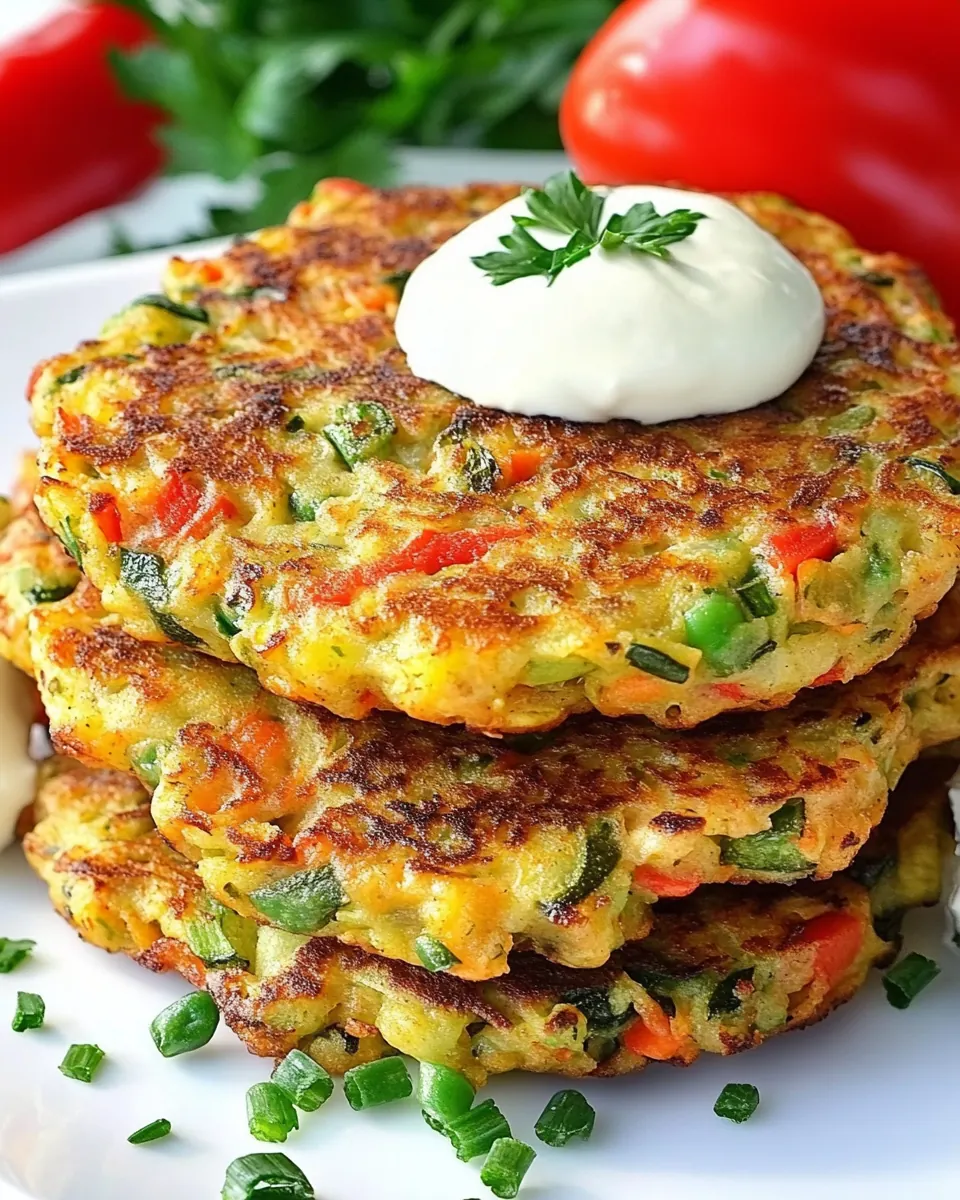 Clean Eating Vegetable Fritters