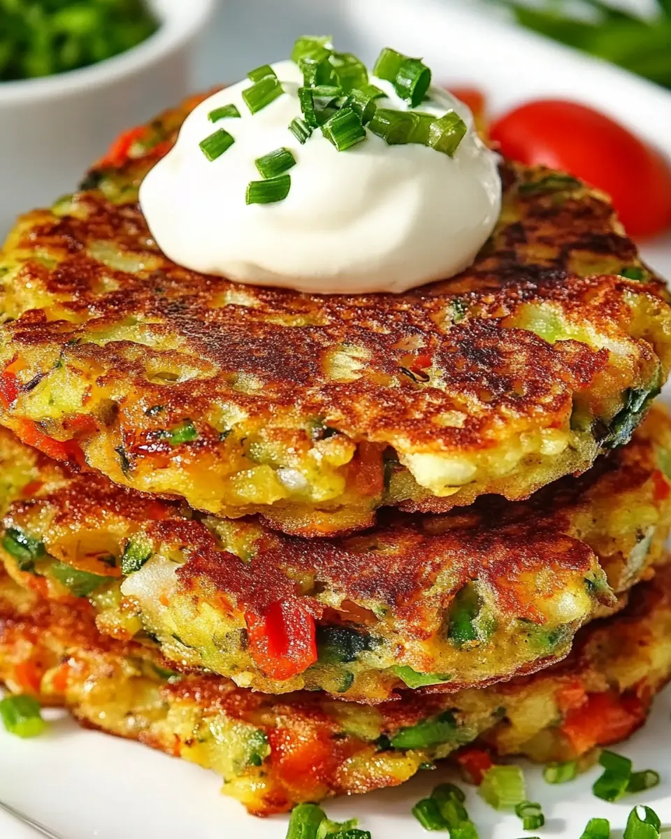 Clean Eating Vegetable Fritters
