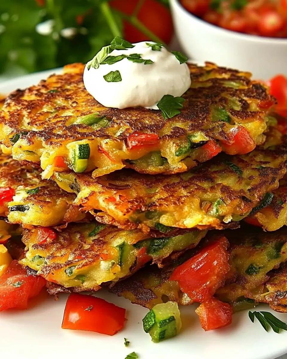 Clean Eating Vegetable Fritters