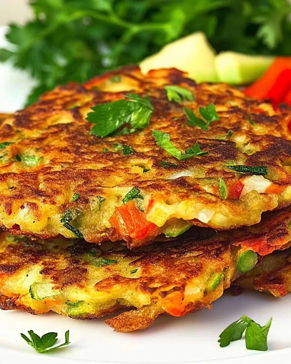Clean Eating Vegetable Fritters