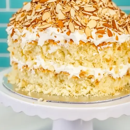 Coconut Almond Cream Cake