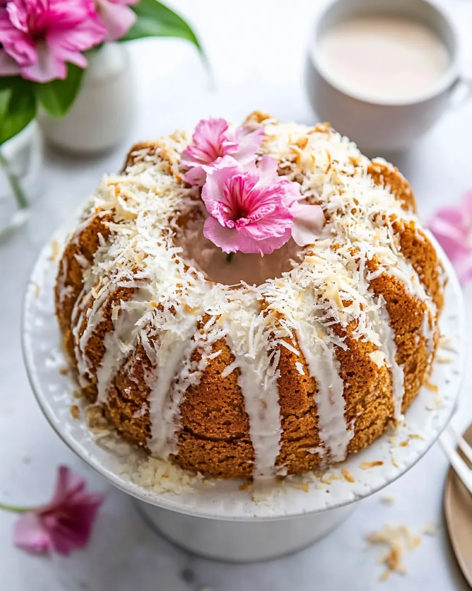 Coconut Coffee Cake