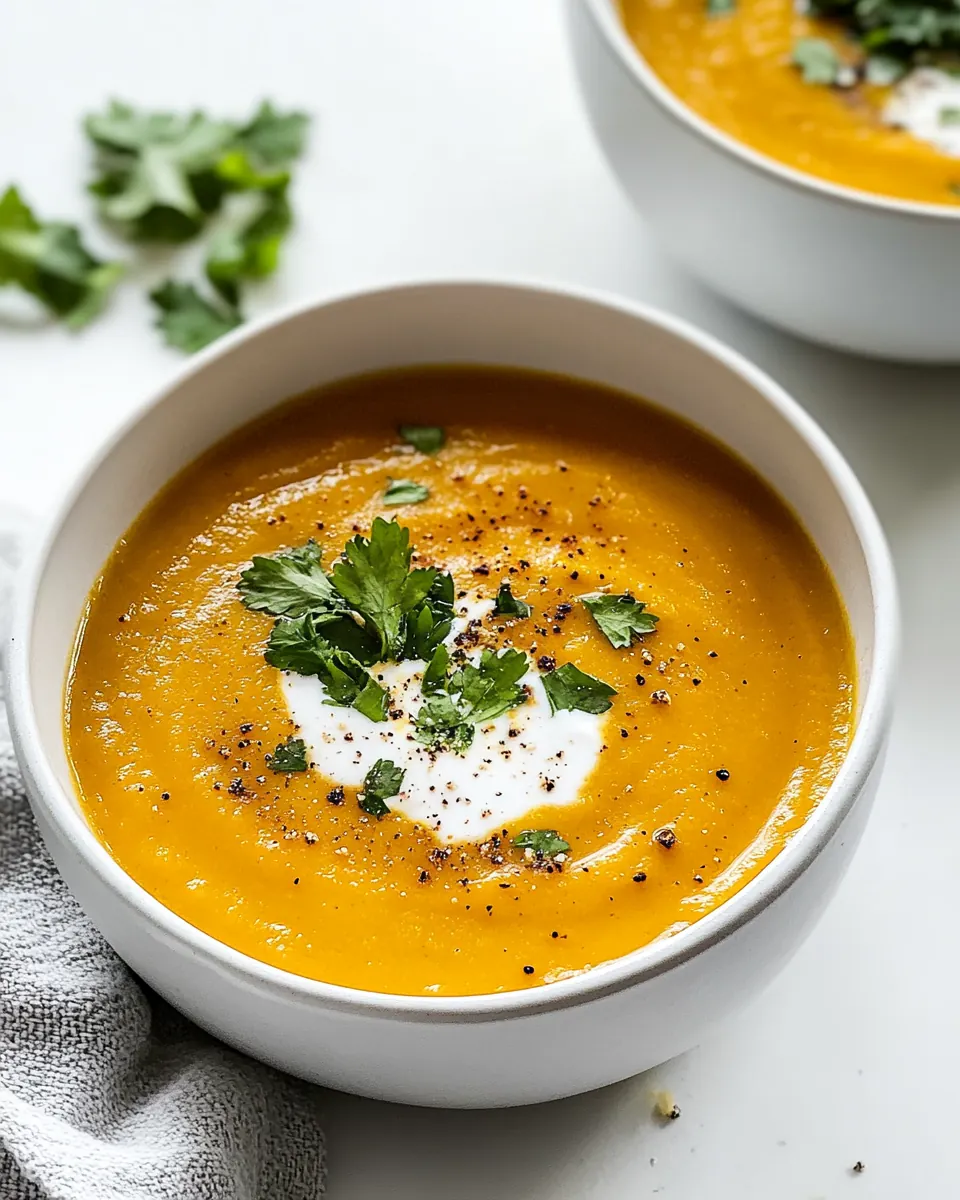 Coconut Curry Butternut Squash Soup