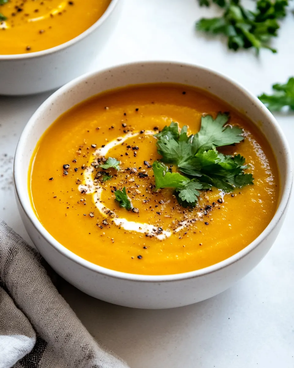 Coconut Curry Butternut Squash Soup