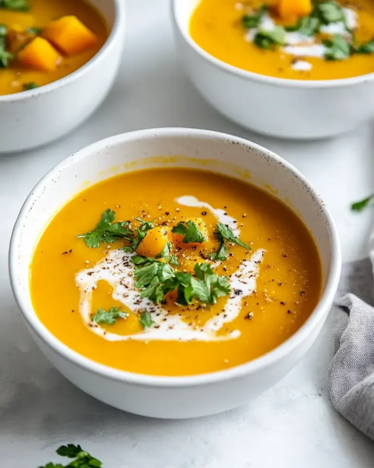 Coconut Curry Butternut Squash Soup