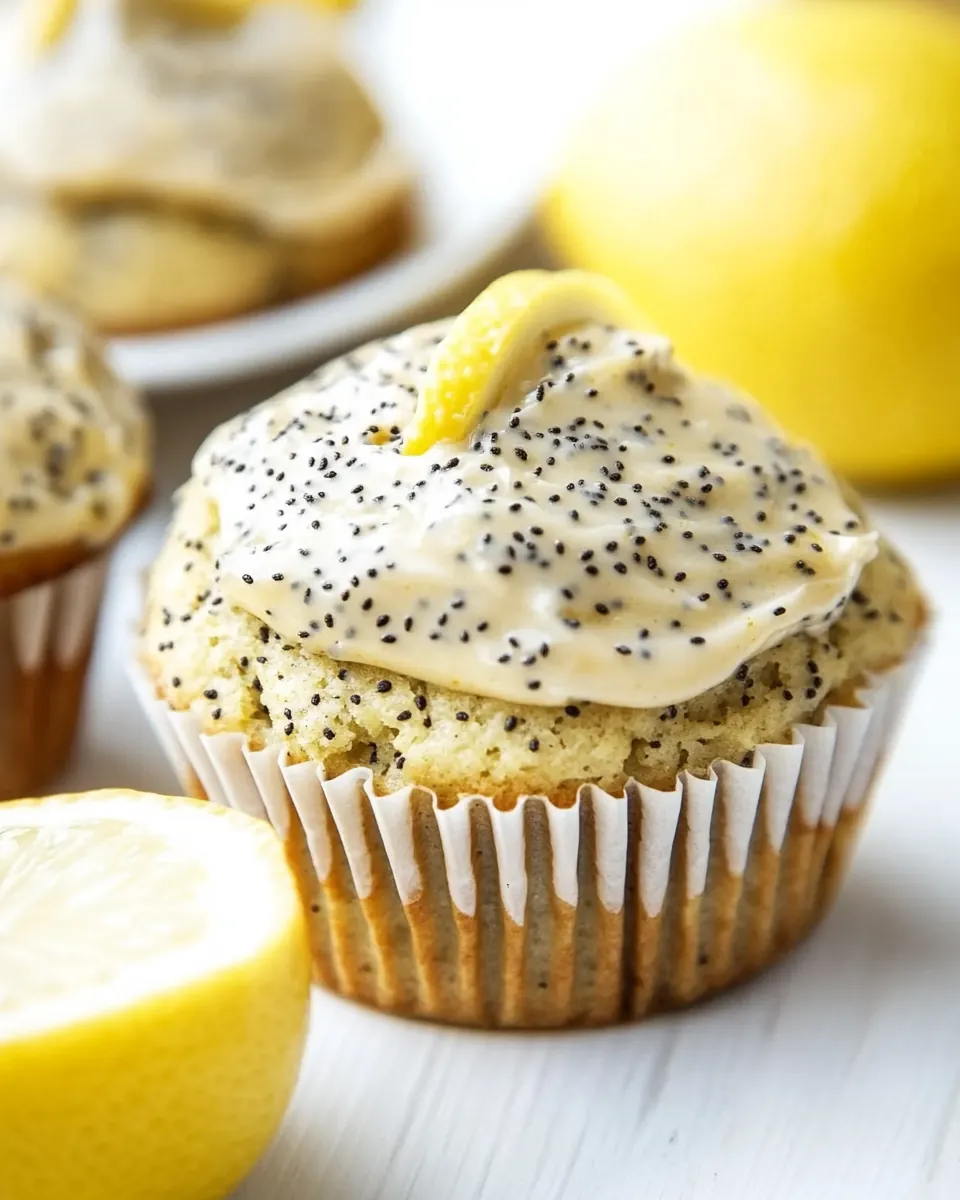 Coconut Flour Lemon Poppy Seed Muffins