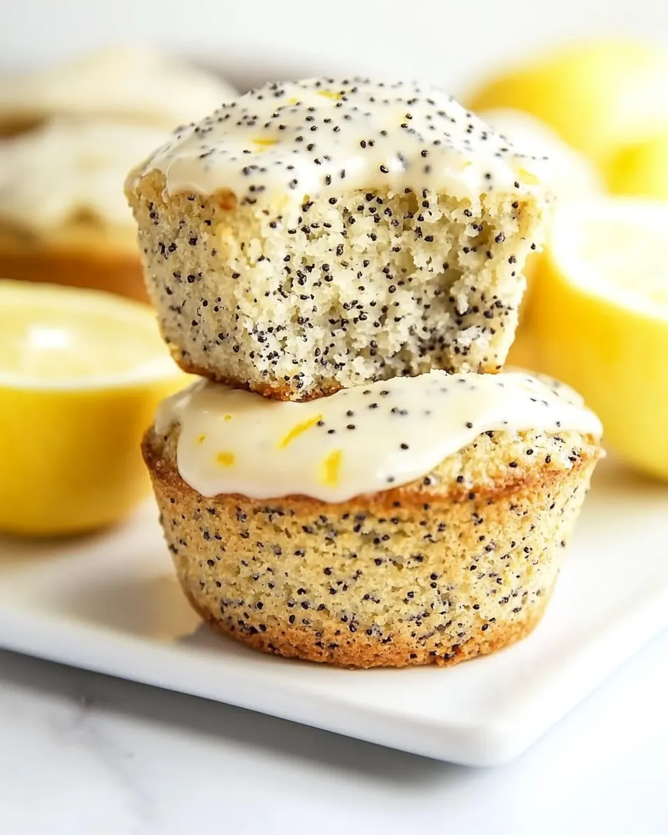 Coconut Flour Lemon Poppy Seed Muffins