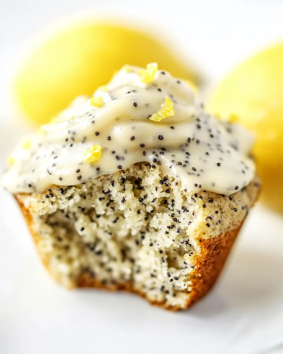 Coconut Flour Lemon Poppy Seed Muffins