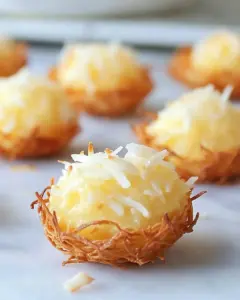 Coconut Macaroon Nests