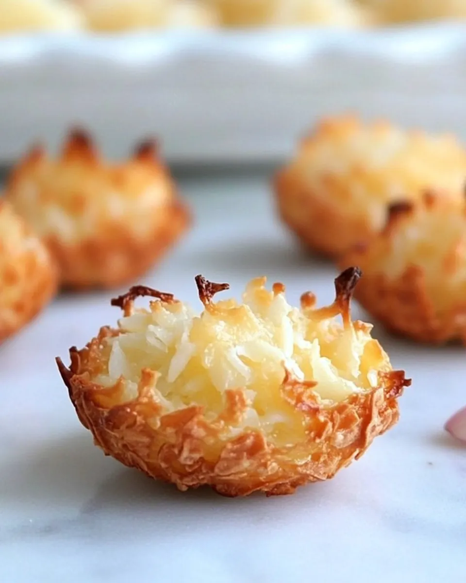 Coconut Macaroon Nests