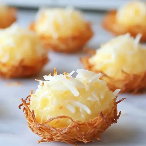 Coconut Macaroon Nests