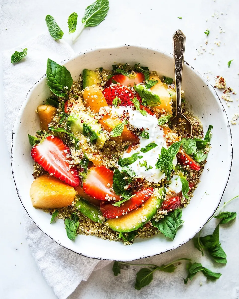 Coconut Milk Quinoa Fruit Salad
