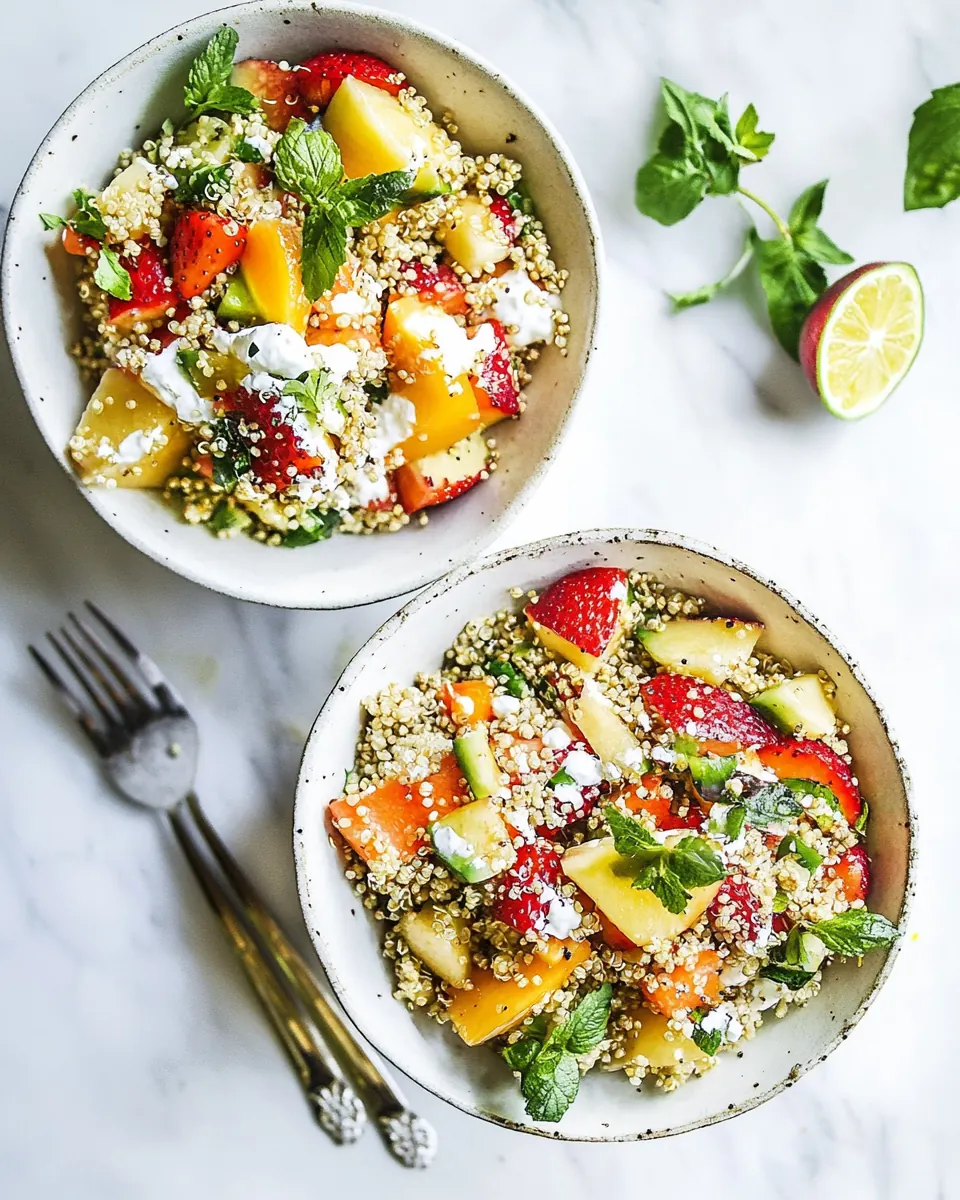 Coconut Milk Quinoa Fruit Salad