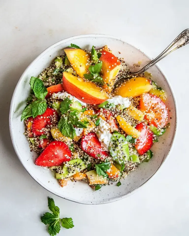 Coconut Milk Quinoa Fruit Salad