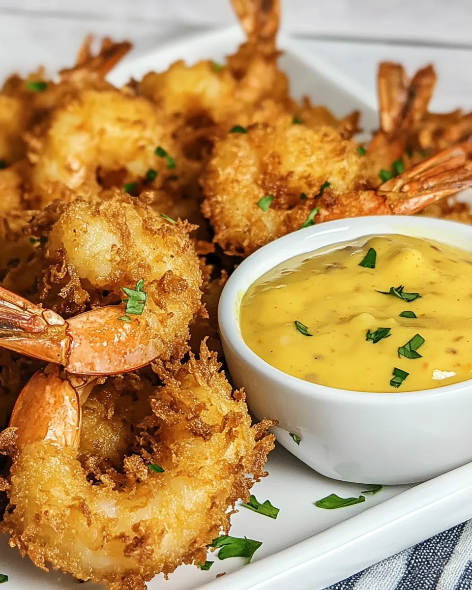 Coconut Shrimp with Spicy Mango Dipping Sauce