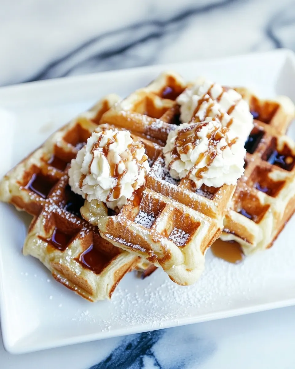 Coffee Cake Waffles
