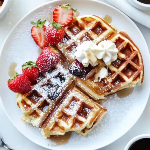 Coffee Cake Waffles