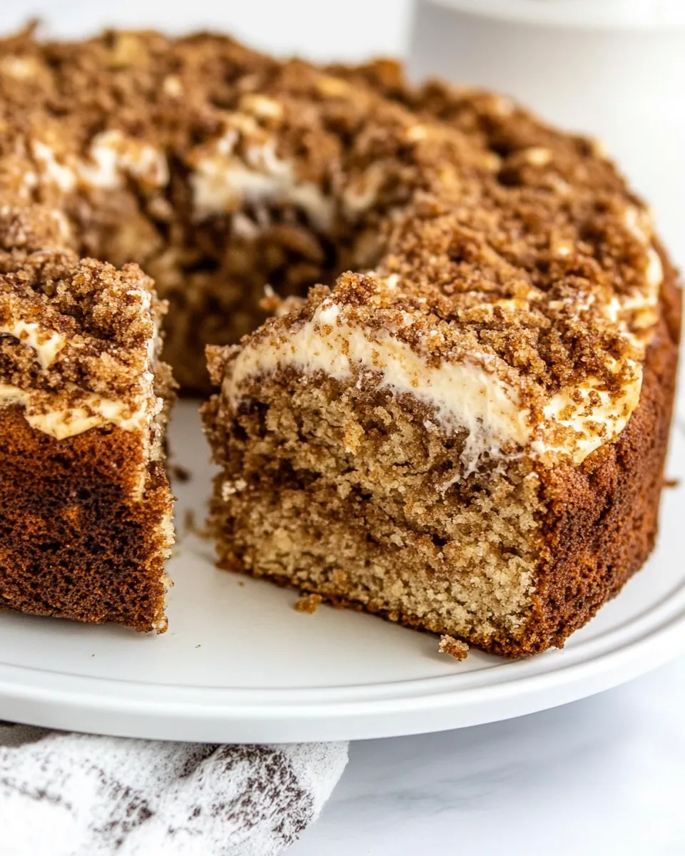 Coffee Cake with Coffee