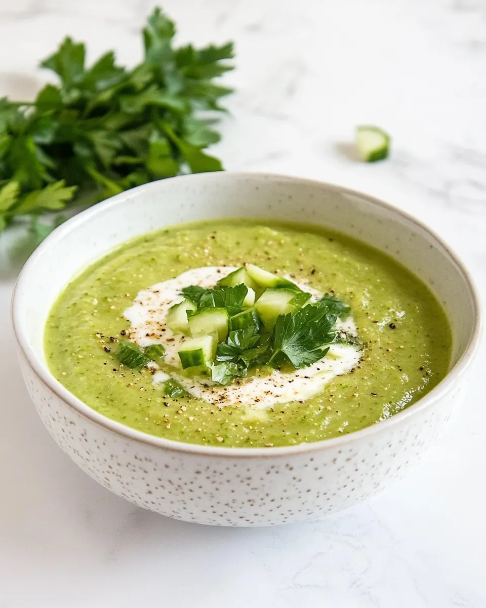 Cold Cucumber Soup