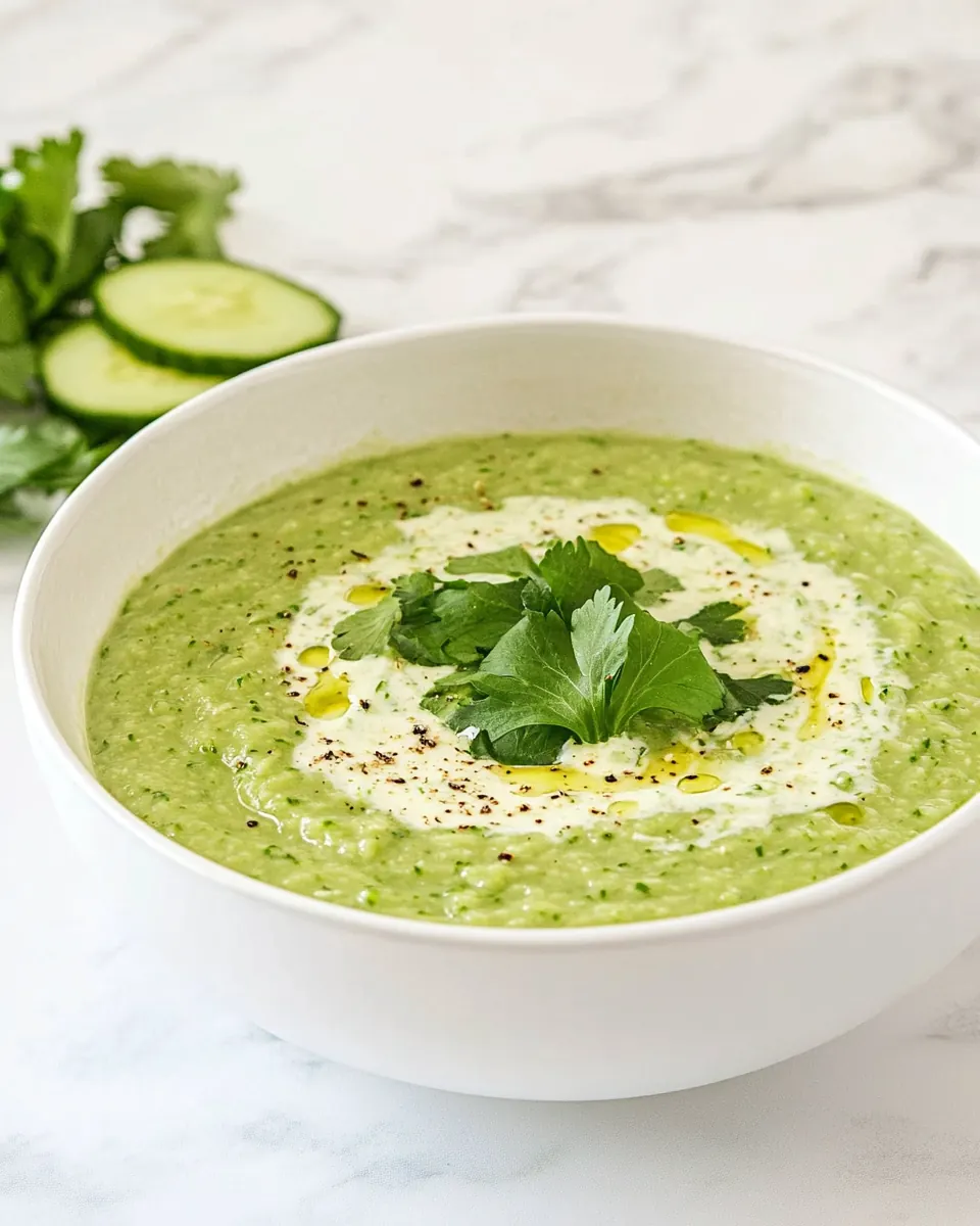 Cold Cucumber Soup