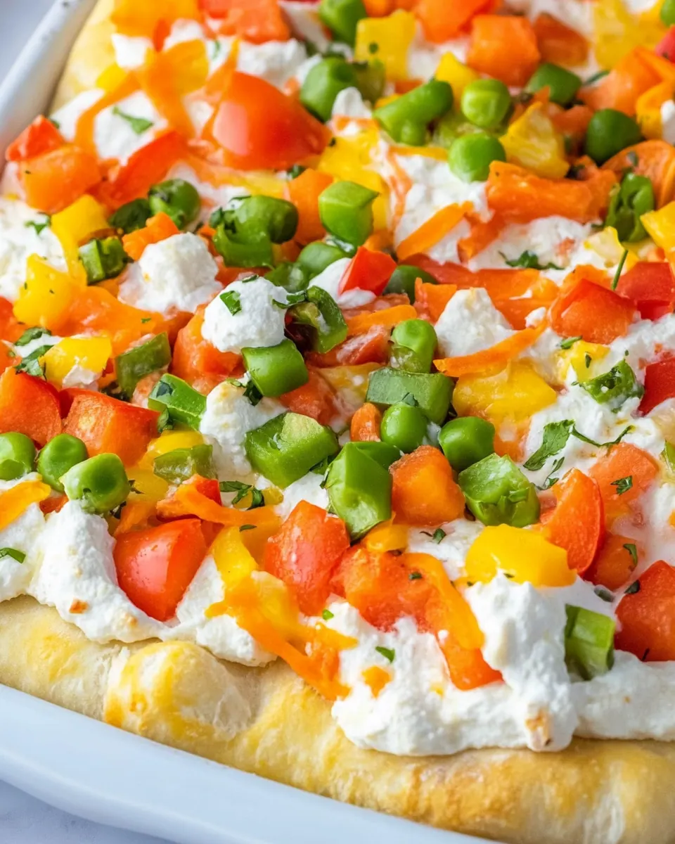 Cold Veggie Pizza