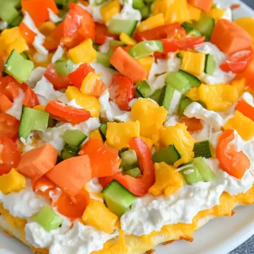 Cold Veggie Pizza